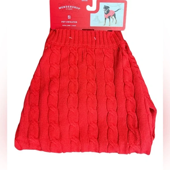 NWT XL Red Dog Sweater Measurements in photos - Picture 3 of 5